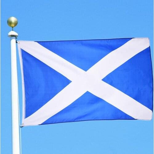 3x5 Scotland Cross Flag Saint Andrew Banner Saltire Scottish Pennant Office/Activity/parade/Festival/Home Decoration New Fashion