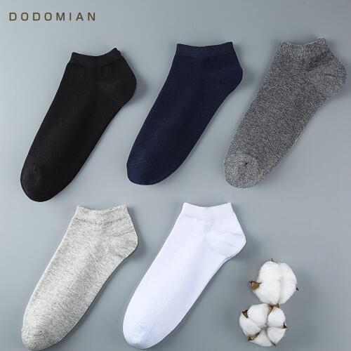 Cotton Mens Short Solid Soft Male Boat Socking Low Socks Casual Ankle Socks Slippers Chausettes Homme Meias 5pairl\lot