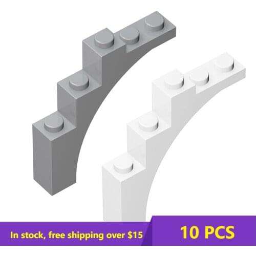 10PCS Brick76768 14395 1x5x4 curved brick High-Techalal Changeover Catch For Building Blocks Parts Educational Creative Gft Toys