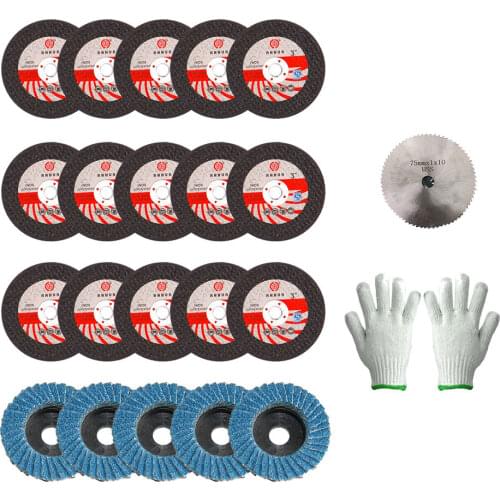 Mini Angle Grinder Grinding Wheel Saw Blades with Grinding Wheel and Metal Slice for Grinding / Cutting