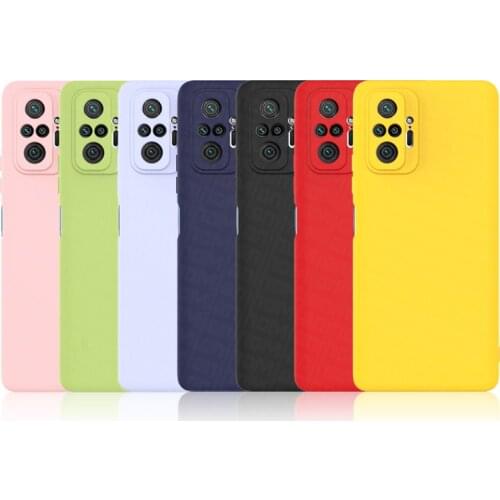 Soft TPU Case For Xiaomi Redmi Note 10 Pro Case Shockproof Matte Silicone Phone Bumper Ultra-thin Cover Redmi Note 10 Pro Case