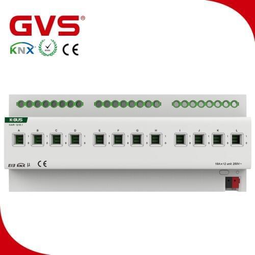 KNX/EIB GVS K-BUS Manufacturer KNX Switch Actuator 12 folds 20A in KNX smart home automation system