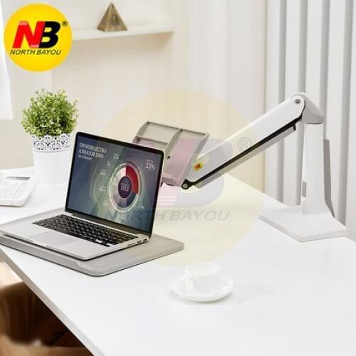 NB FB17 Full Motion Sit Stand Laptop Support Foldable Gas Spring Arm 11-17 inch Laptop Holder Notebook Stand Keyboard Tray Mount
