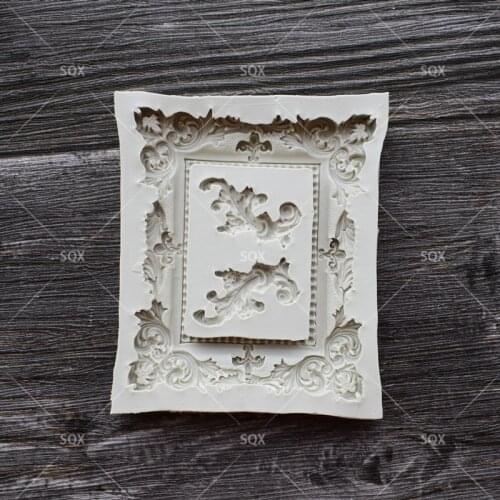 Rectangular frame Fondant Cake Baking Molds,Moule Silicone,Cake Decorating Tools Pastry Tools Kitchen Accessories SQ16119