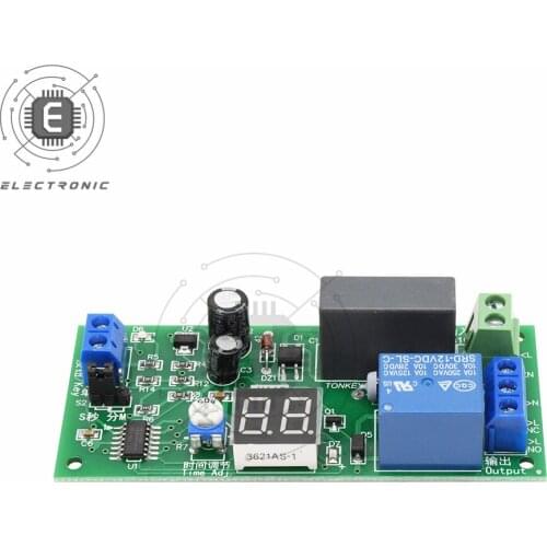 0 Seconds-99/Minute Delay Timer Switch Relay Countdown Timer Display Delay Relay Module AC 220V10A Digital Display