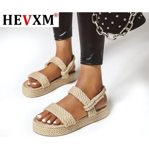 2020 Summer Women Gladiator Sandals Female Beach Shoes Wedge Shoes Falts Comfortable Platform Sandals Sandalia Feminina