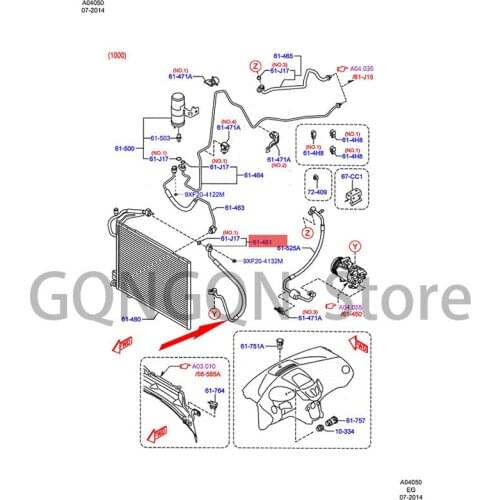 CAR air-conditioning hose High flexible hose For dMo nd eoF ies ta Air-conditioning hose Low pressure hose High pressure hose