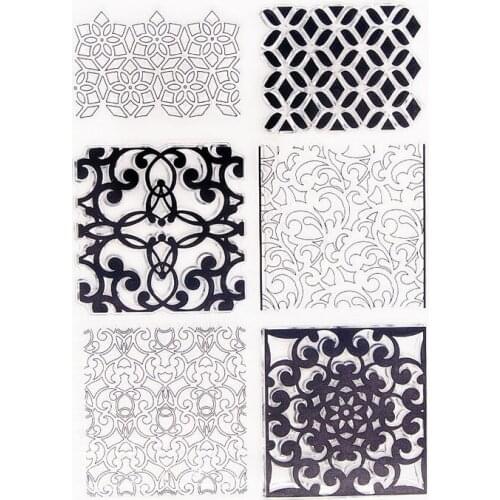 15x21cm Decorative Transparent Clear Stamps Silicone Seals Roller Stamp DIY Scrapbooking Christmas Halloween Wedding Cards