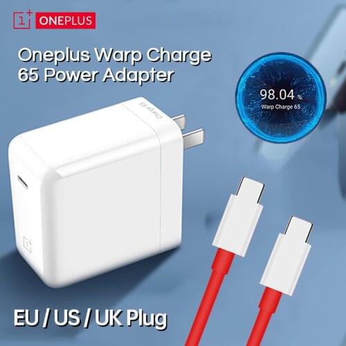 Oneplus 9 Pro 9r Warp Charger 65w Eu Plug Add Usb C To Usb C Cable Warp Charge 65 w Power Adapter One Plus 9pro 9 R 8t Nord 2 5G