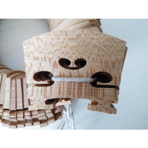 25 PCs High Quality Violin Bridge Full Size Aged Maple Bridges 4/4