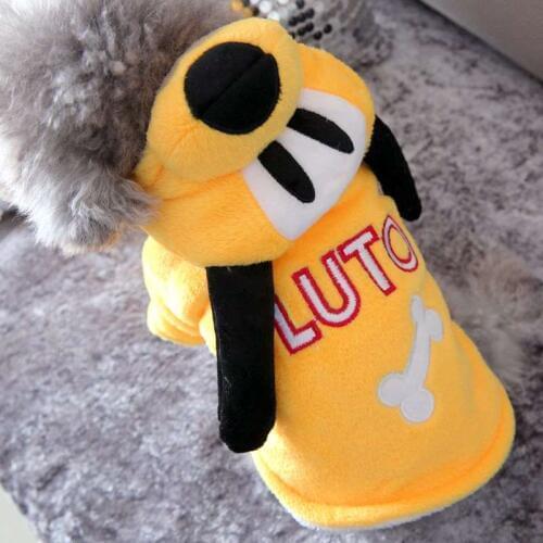 Yellow Cute Golden Retriever Dog Clothes Winter Fleece Soft Comfort Warm Pet Big Large Animal Costumes For Labrador Chihuahua