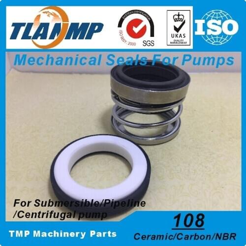 108-30 Mechanical Seals (Material: Carbon/Ceramic/NBR) Shaft Size 30mm Single Spring Pump Seal Used in Clean/Waste Water,Oil