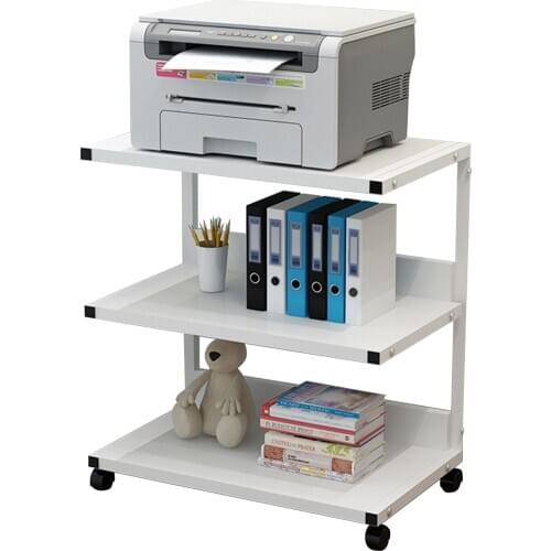 3 layer wood Printer Rack/Office Furniture Finance Room Multi-layer File Storage Rack for Book Documents printer