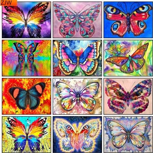 Diamond Painting Butterfly 5D DIY Diamond Embroidery Animals Picture Of Rhinestones Mosaic Art Home Decoration