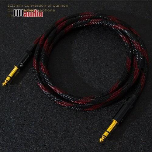 Hifi 3P 6.35mm To 6.35mm Jack Audio Cable