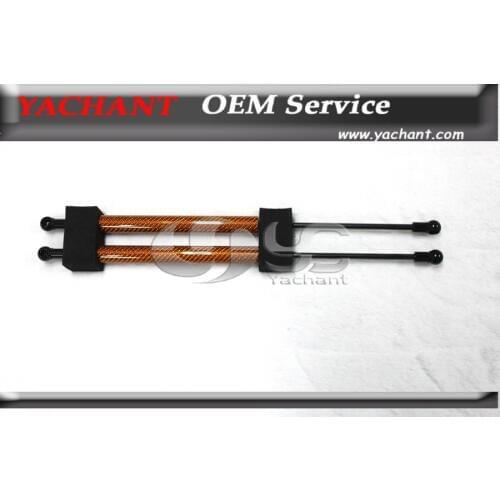 Free Shipping Carbon Fiber Hood Damper Yellow Fit For Subaru BRZ Toyota FR-S FT86 ZN6 GT86