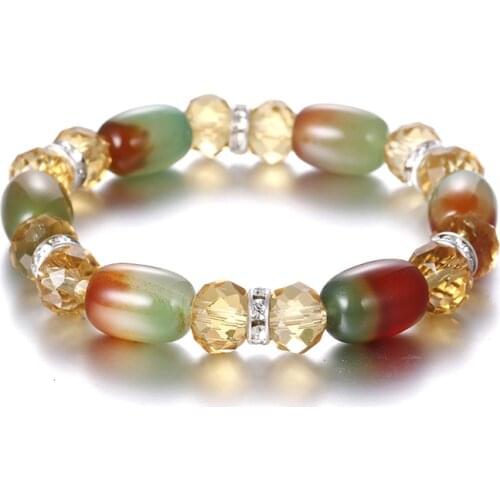 CHENFAN Chinese style natural dragon pattern stone bracelet for women fashion crystal all-match womens bracelet wholesale