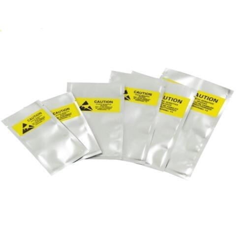 5000pcs 7*11cm Translucent plating aluminium anti static plastic bag one side transparent reusable battery packaging bags pouch