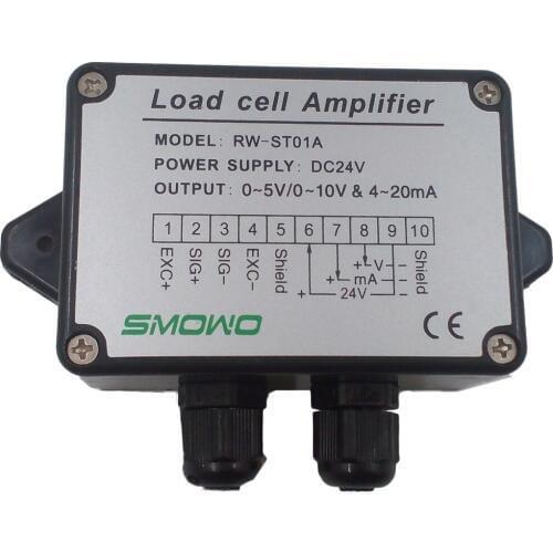 Pressure sensor output amplifier 0-10v 4-20ma transmitter RW-ST01A weighing force measurement balance load cell amplifier