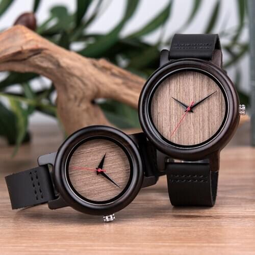 DODO DEER Lovers Couple Wood Watches for Women Men Leather Band Bamboo Casual Quartz Wristwatch Ladies OEM Gift мужские часы