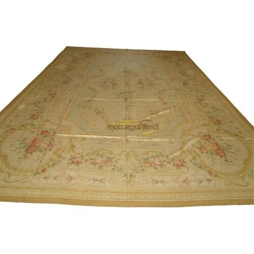 Home Decor Wool Knitting Carpets The Aubusson Savonnerie, A Handmade French Garden, Is Beautifully Embroidered With Rugs