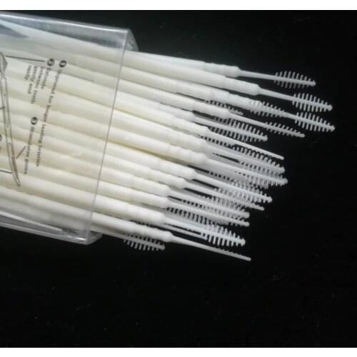 100 Pieces Double Superfine Tooth Stick Dental Floss Rods Brush Bamboo Stick Dental Oral Care Clean Teeth Food Residue Toothpick