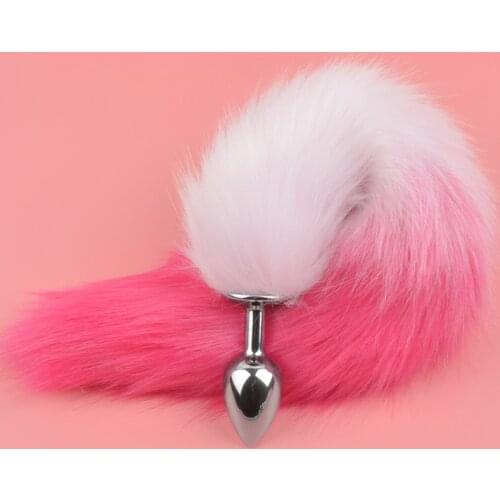EXVOID Masquerade Fox Tail Role Play Erotic Sex Toy for Women Men Metal Anal Plug Cosplay BDSM Slave Game Butt Plug