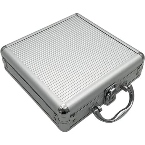 Hot Texas 100 Poker Chips Playing Card Box Portable Non-slip Mat Aluminum Case 100 Poker Box This Is Just A Box Entertainment