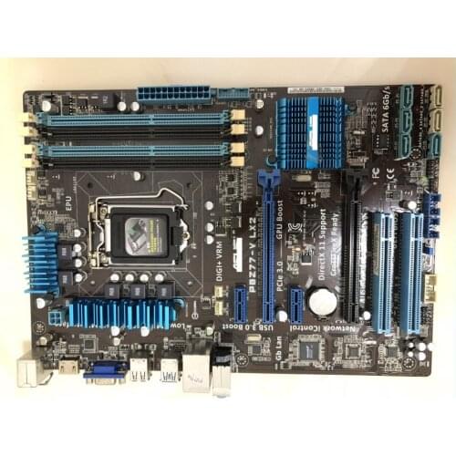 Mainboard Used for ASUS P8Z77-V LX2 Orginal Desktop Motherboard Intel Z77 Cpu Corei7/i5/i3 32GB PCI-E 3.0 USB3.0 DDR3 LGA 1155