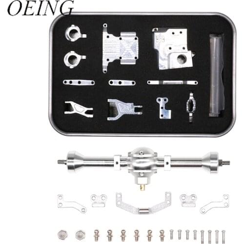 Orlandoo Hunter DIY Metal CNC Double Wishbone Front Axle&Rear Bridge for 1/32 P02 Tundra Independent Suspension Upgrade Parts