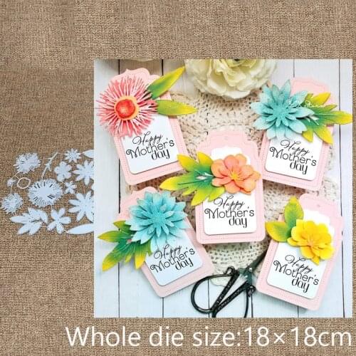 XLDesign Craft Metal stencil mold Cutting Dies flower leaves decoration scrapbook die cuts Album Paper Card Craft Embossing