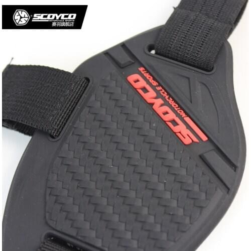 2020 New SCOYCO motorcycle gear of protective sleeve supporting rubber shoes Guadang rubber shoes protecting sleeve blocking