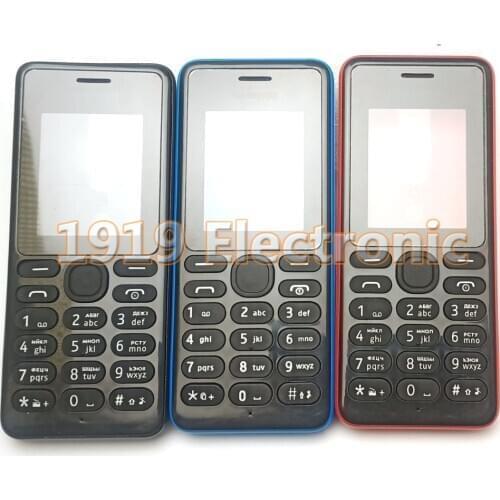New Mobile Phone Housing Cover Case+English Or Russian Keypad For Nokia 108