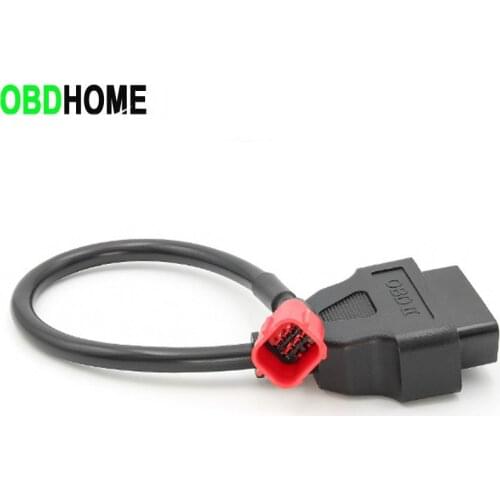 New OBD 16pin To 6 Pin Connector for Honda Motorcycle Country Four OBD2 6Pin Locomotive Auto Diagnostic Scanner Adapter Cable