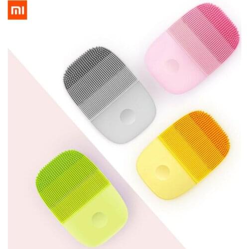Xiaomi InFace Electric Deep Facial Cleaning Massage Brush Sonic Face Washing IPX7 Waterproof Silicone Face Cleanser Skin Care