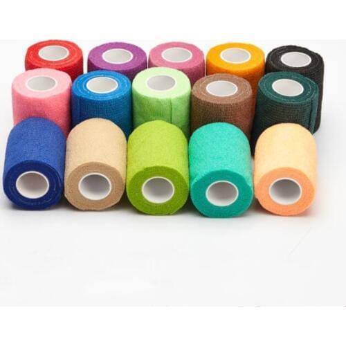 4.5m Sport Tape Waterproof Self Adhesive Elastic Bandage Muscle Tape Finger Joints Wrap Bandage Non woven Cohesive Bandage