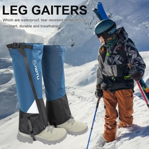 Waterproof Outdoor Hiking Trekking Gaiters Shoes Cover Camping Hiking Climbing Hunting Waterproof Snow Leg Warmer Boots Gaiters