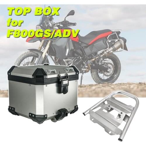 Motorcycle Top Box Rear Case Tail Rack Luggage Bracket For BMW F800GS F700GS F 650 800 GS Adventure Adv 2009-2017 Aluminum Alloy
