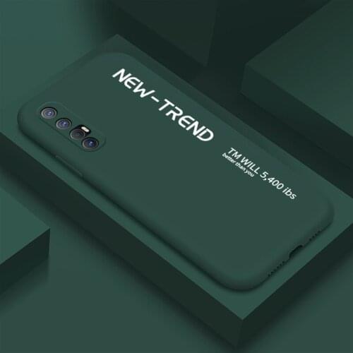 Liquid Silicone Oppo Reno 3 Pro Case Solid Plain Oppo Reno3 Pro Protective Back Cover For Oppo reno 3 matte Case