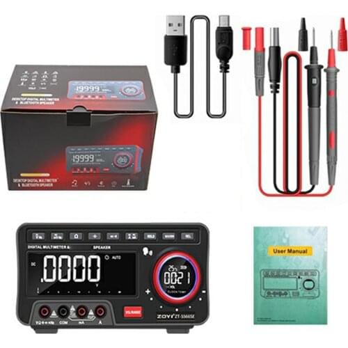 ZT-5566SE Professional Digital Multimeter High Precision 19999 Counts Rechargeable Desktop Type Mulitimetro With Wireless