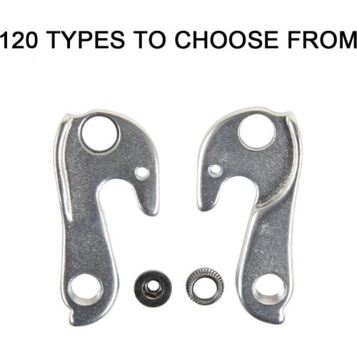 1Set Bicycle Frame Iron Tail Hook Bike Rear Derailleur Hanger With Screws Road MTB Mountain Bicycle Dropout Derailleur Hanger