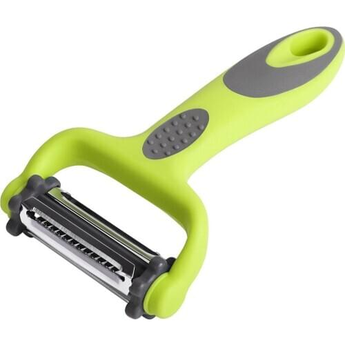 1PC 3 in 1 360 Degree Rotary Kitchen Tool Vegetable Fruit Potato Carrot Peeler Grater Turnip Cutter Slicer Melon Gadget OK 0784