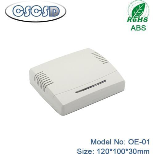 1pcs/lot 120*100*30mm Factory supply wireless router plastic box Network Communication Enclosure ABS plastic router enclosure