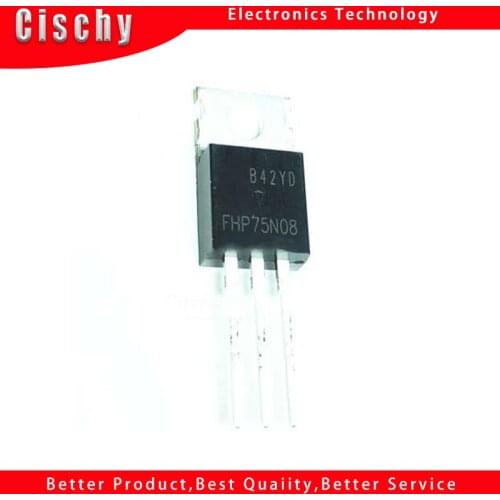 10pcs/lot FHP75N08 TO-220 80V 75A