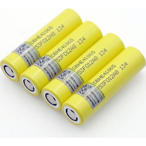 4pcs/LOT Liitokala New Original HE4 2500mAh Li-lon Battery 18650 3.7V Power Rechargeable batteries