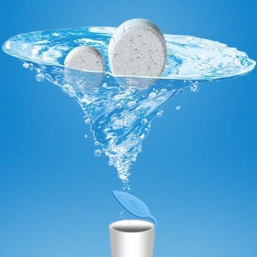 6Pcs Car Solid Cleaner Effervescent Tablets Spray Cleaner Car Window Windshield Glass Cleaning Auto Accessories