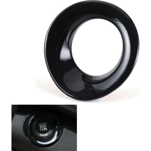 ABS Ignition Engine Start Stop Switch Button Cover Trim Decorative Ring Garnish For Jeep Cherokee 2014-2016