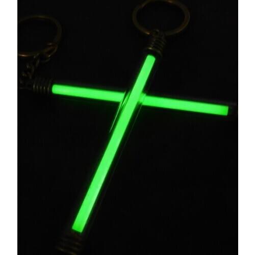 25 Years Automatic Light Tritium Gas Tube Emergency Lights Tritium Gas Glow EDC Keychain Tube Waterproof Festival Gift 5*80mm
