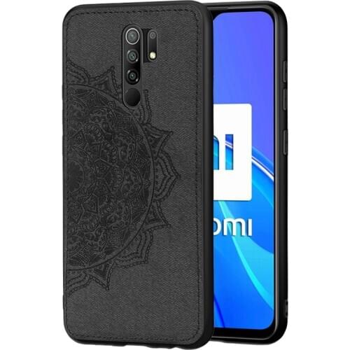 For Xiaomi Redmi Note 9T Case For Redmi 9 9A 9C Note 9 8 Pro Mi Note 10 Lite TPU Cloth Texture Phone Bumper Cover For Redmi 9