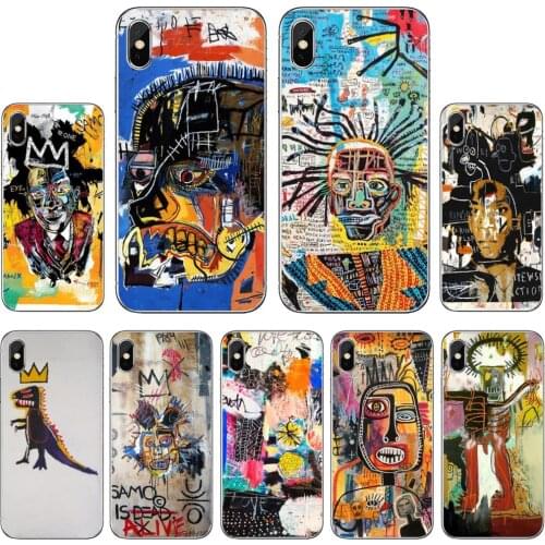 Case Cover For Samsung Galaxy S10E S20 FE Note 10 20 Edge Lite Plus Ultra Alpha Core Prime Jean-Michel-Basquiat-Art-Graffiti
